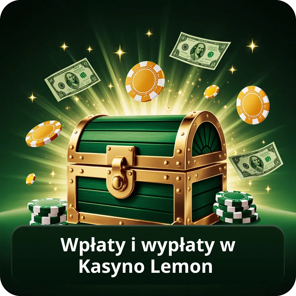 Wpłaty i wypłaty w kasyno lemon